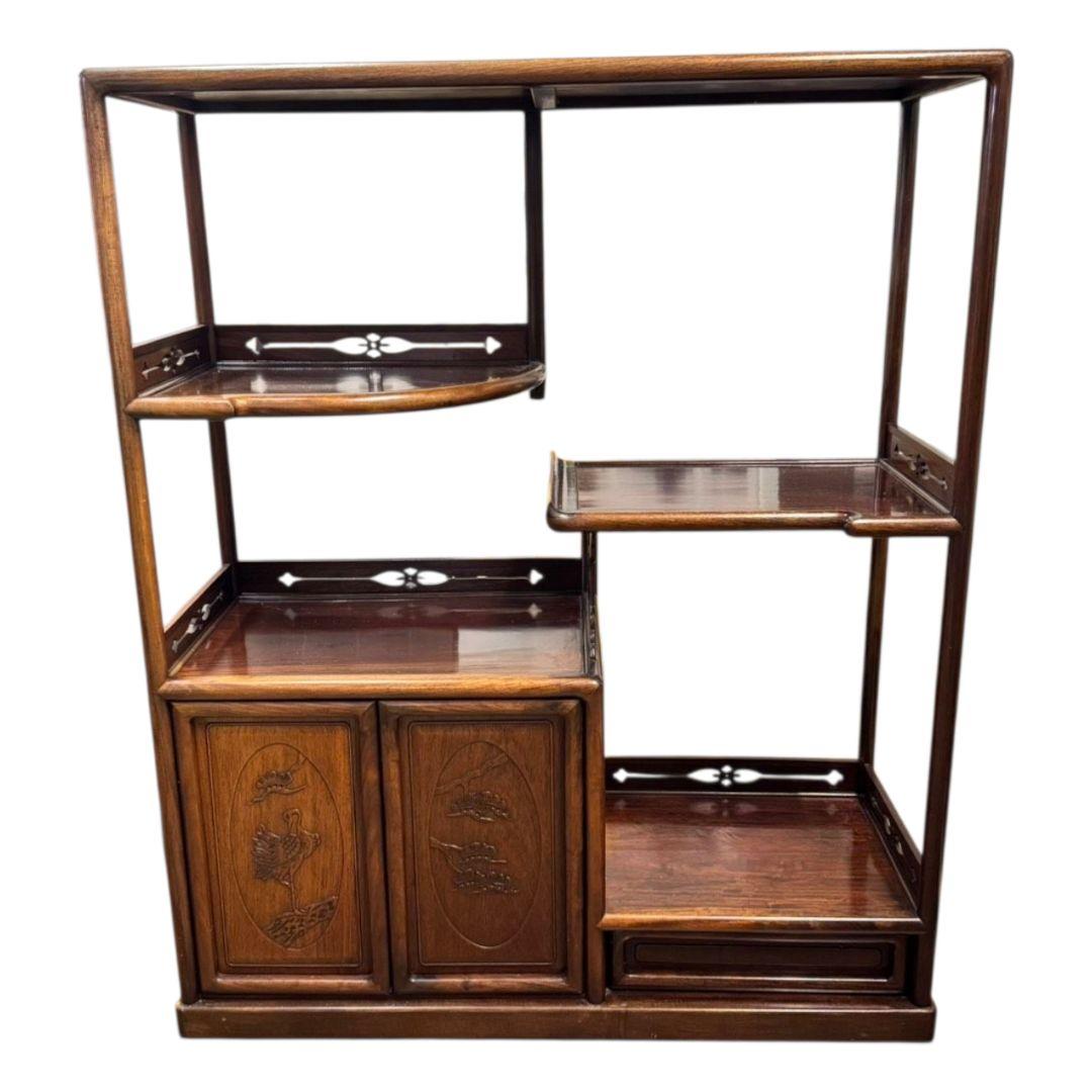 【希少】唐木家具 茶箪笥 レトロ アンティーク家具 古民具 古民家