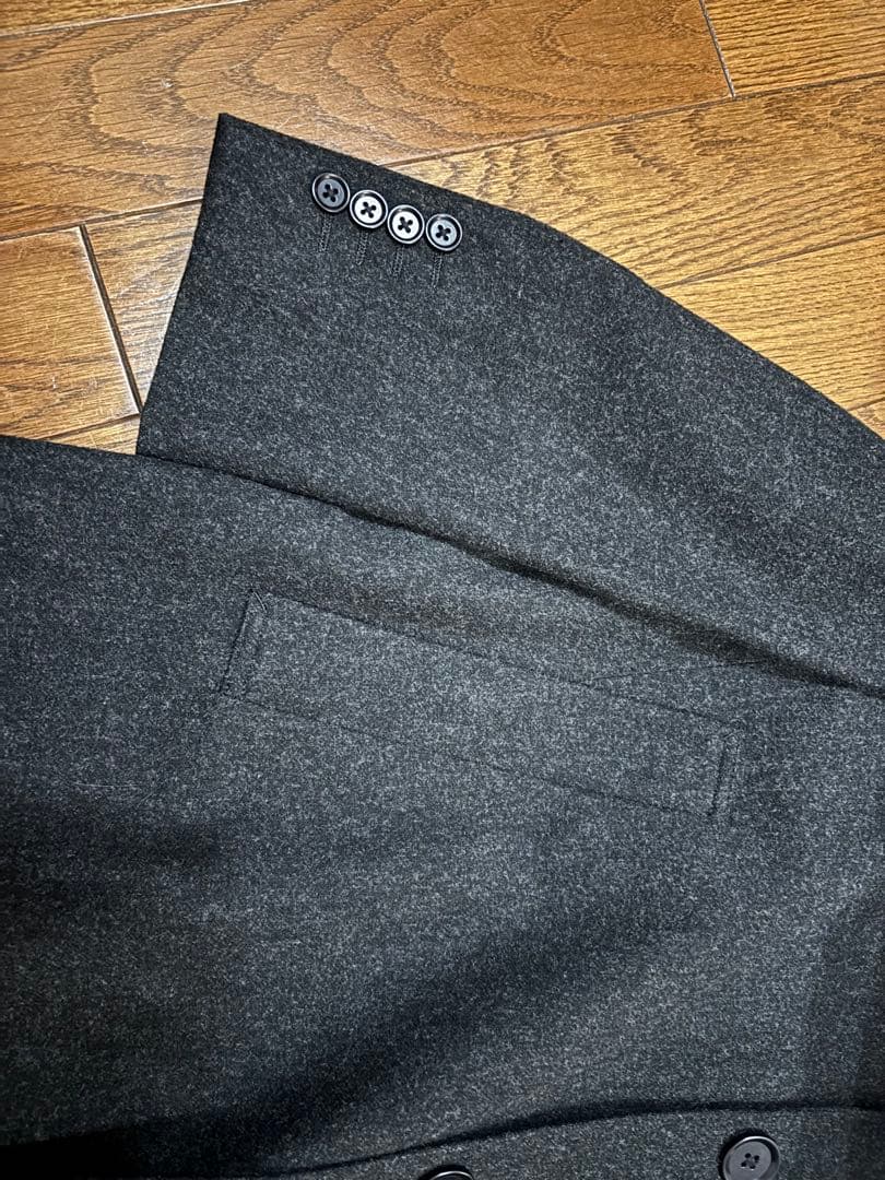 GREEN LABEL RELAXING カシミヤ混 ウール チェスターコートM