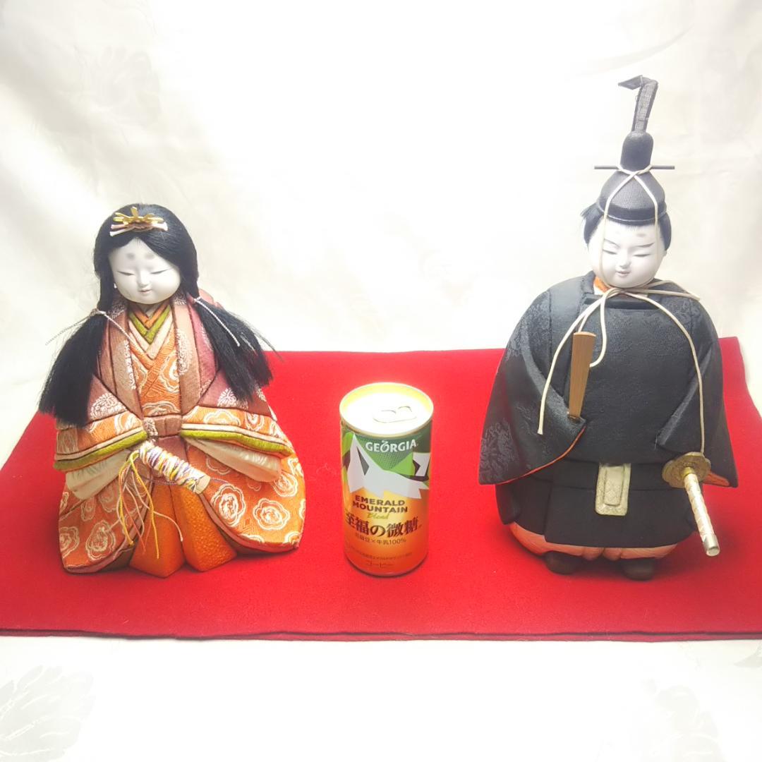 雛人形 男性と女性のセット　木目込み人形