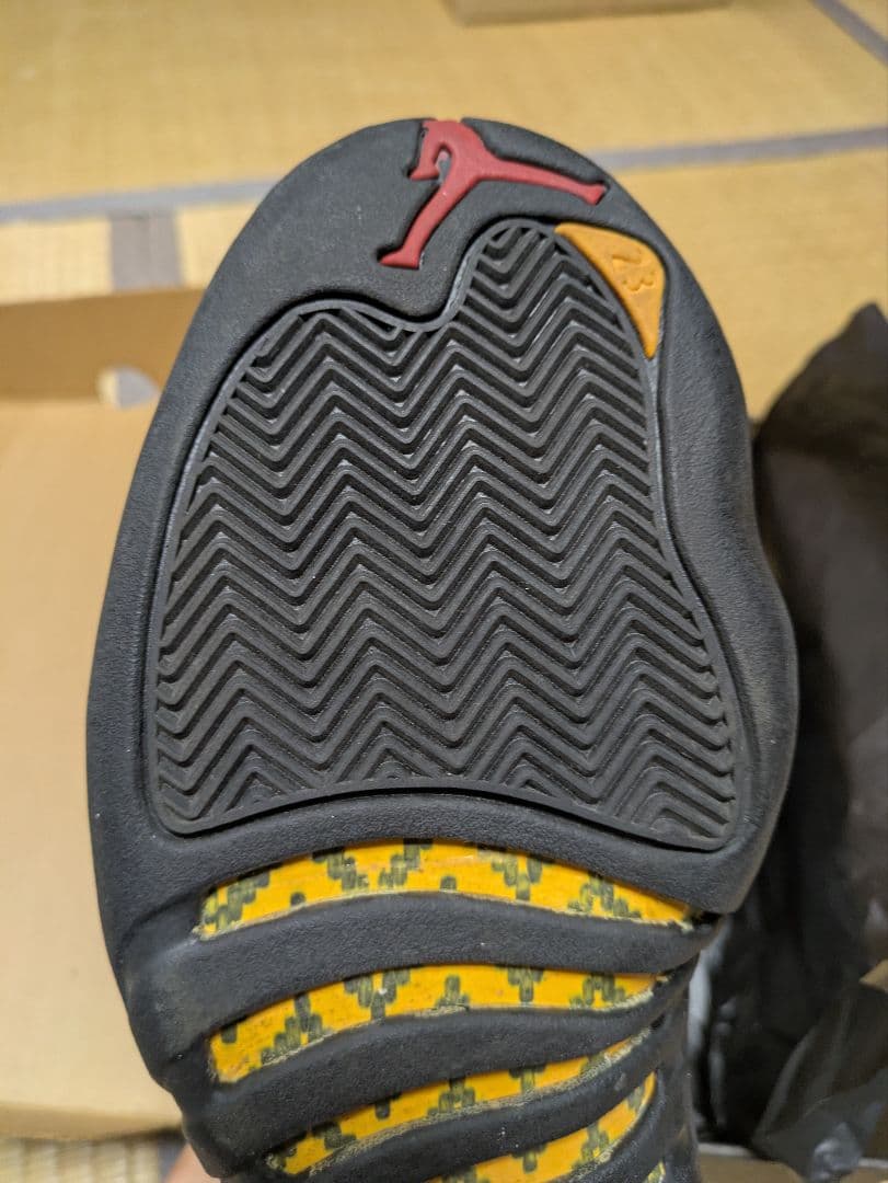 NIKE AIR JORDAN XⅡ 28cm WHT/BLK-TAXI