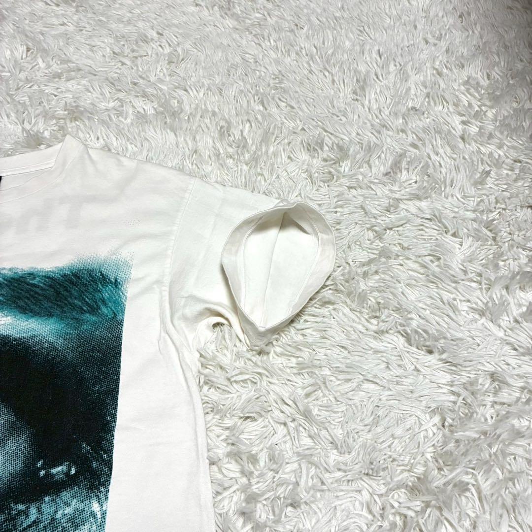 美品/XL相当 セントマイケル　Tシャツ The Eye Light 白　目玉
