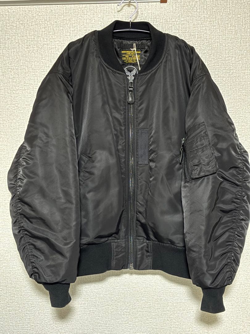 WAIPER.inc 米軍 最初期型 MA-1フライトジャケット XLブラック