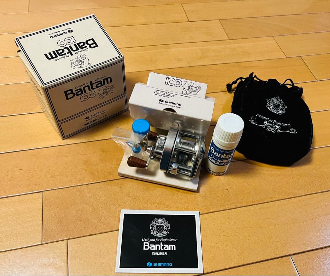 シマノ Bantam100 箱 備品 取説 巾着袋付き SHIMANO