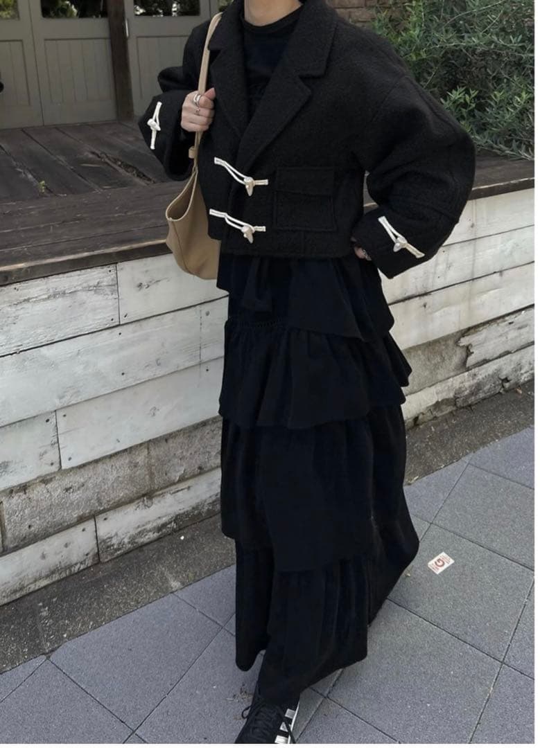 【willfuly】toggle construct sleeve coat