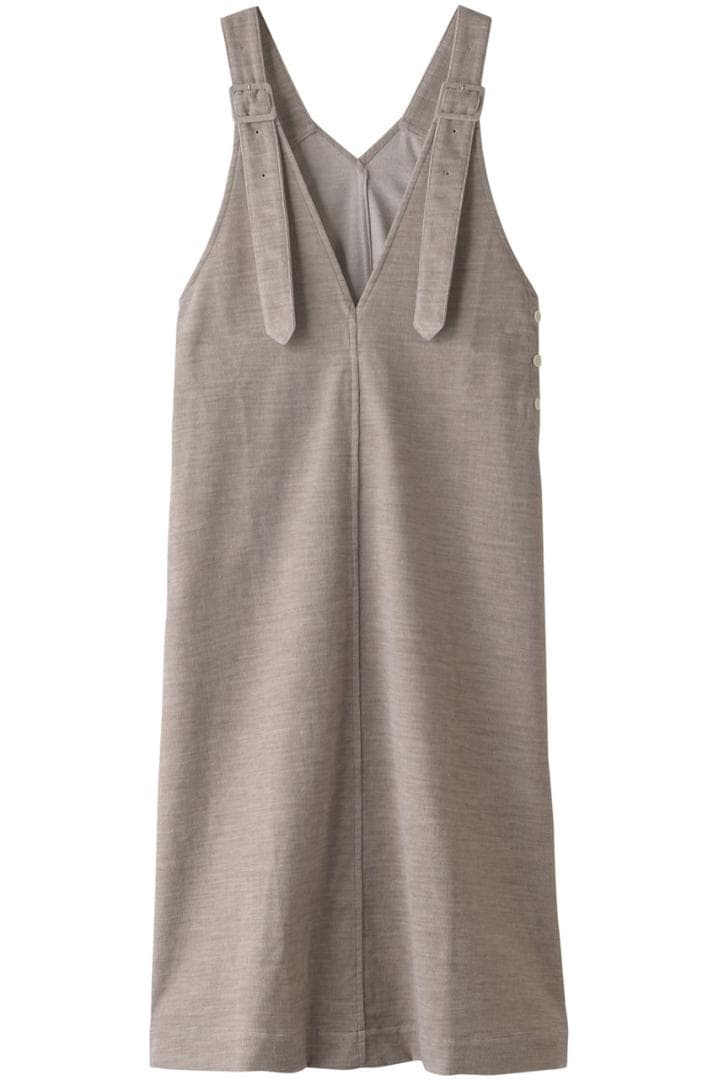 プリスティン サロペット ジャンパースカート 調整可能ストラップ コットン