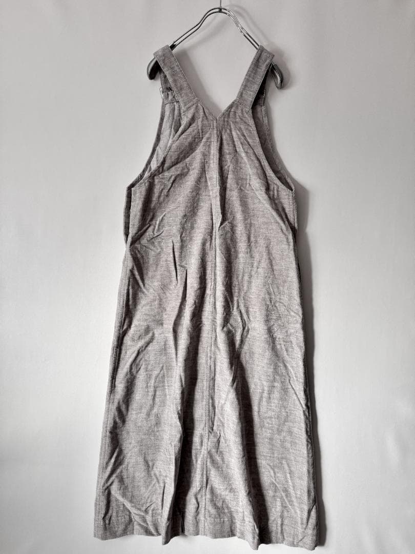 プリスティン サロペット ジャンパースカート 調整可能ストラップ コットン