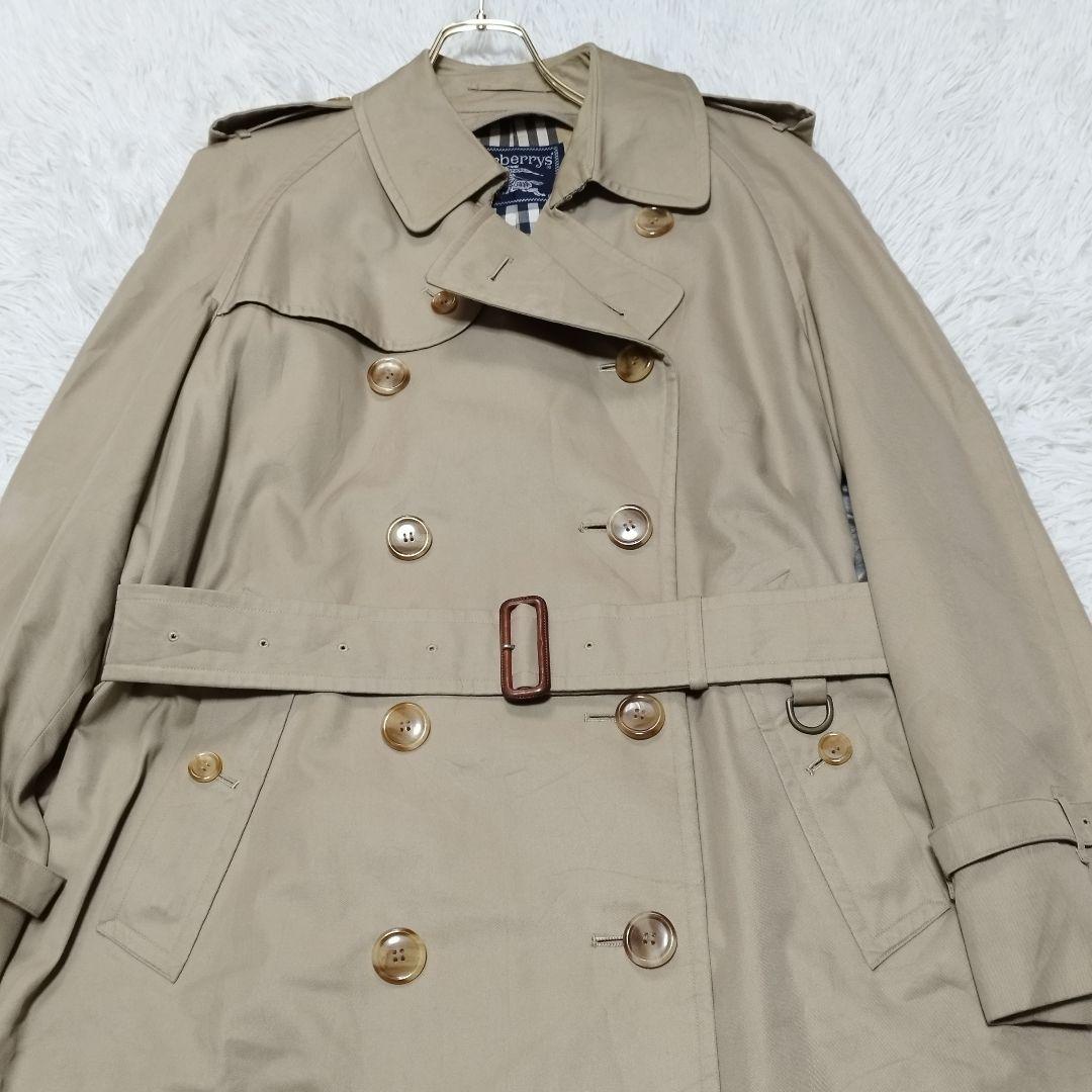 バーバリーズ トレンチコート ベージュ エポレット ノバチェック 打合せ男女兼用