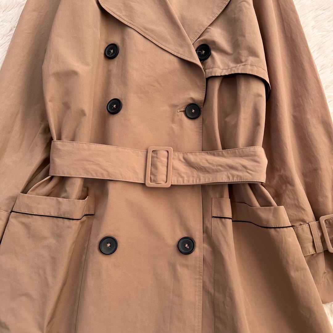 新品 イエナ MIRKO Aライン ロングトレンチコート イタリア製 キャメル