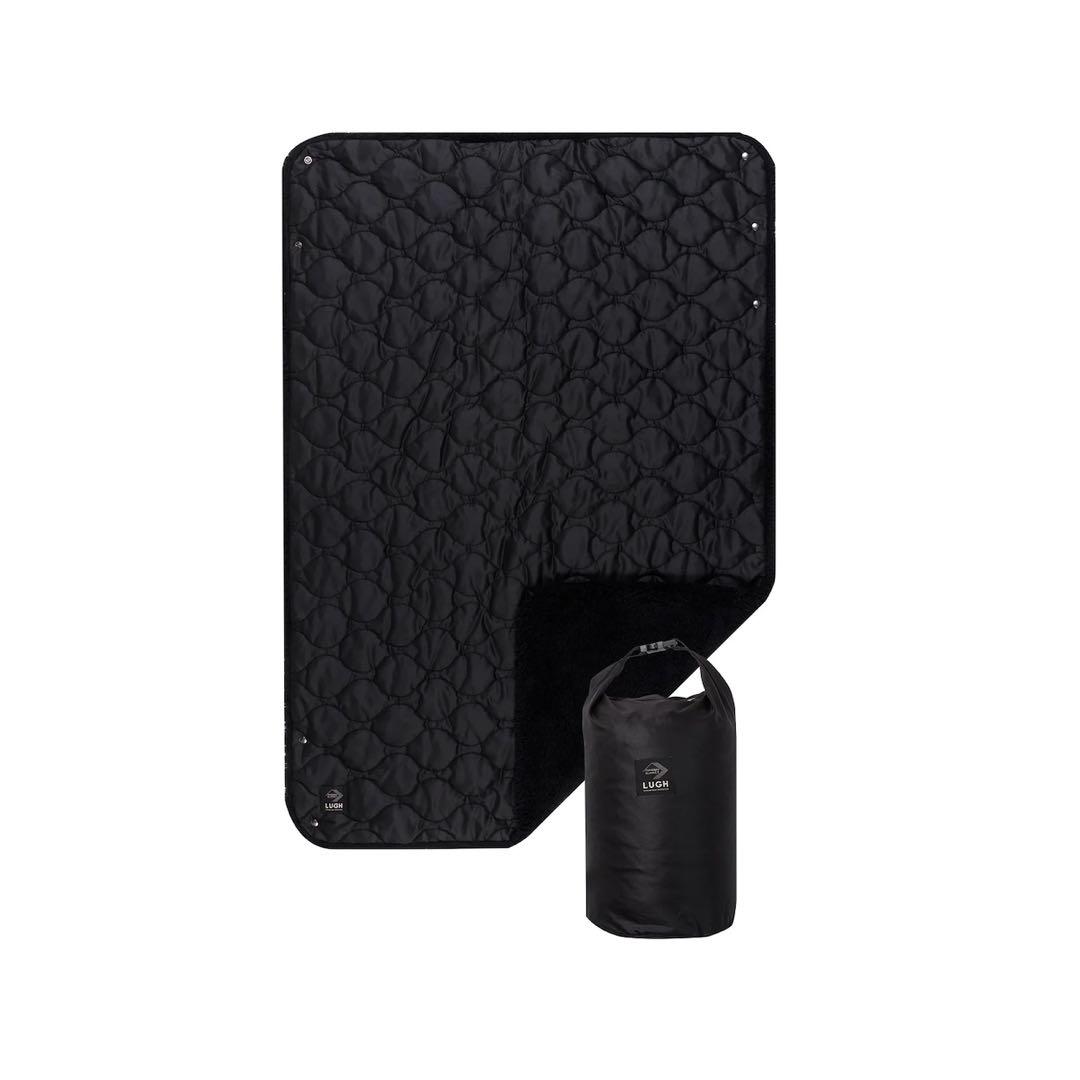 【新品】LUGH ルー 魔法瓶ブランケット 6層/グラフェン Sサイズ ブラック
