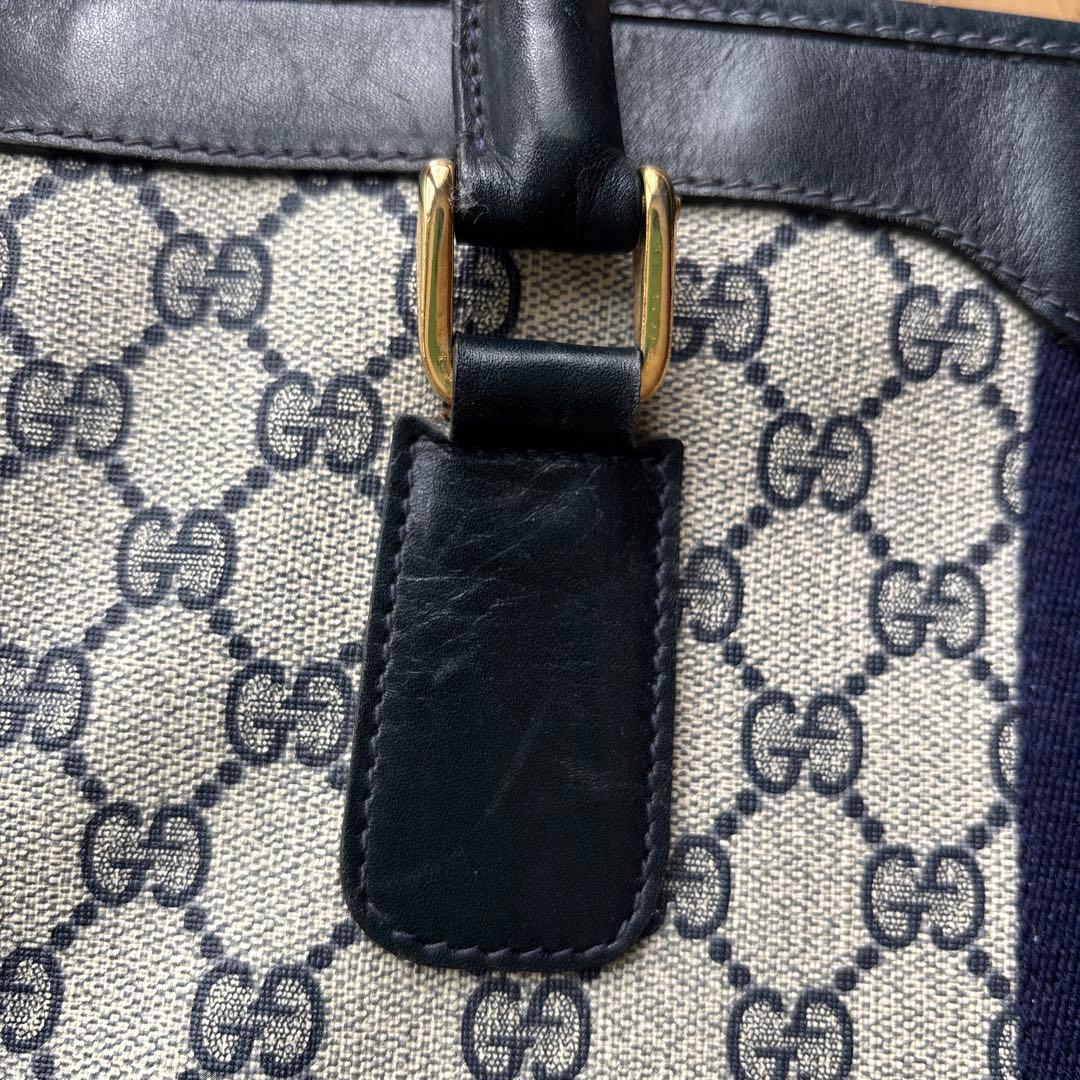 GUCCI トートバッグ GGロゴ ストライプ