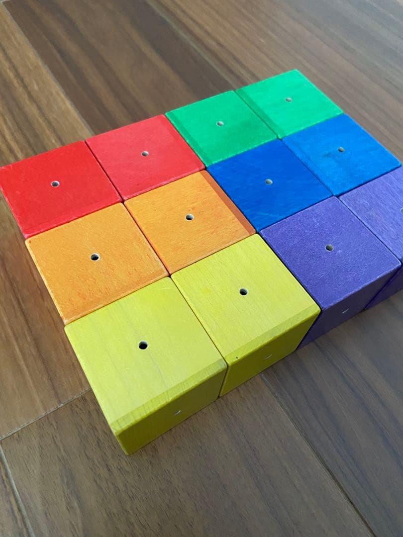 ジーナ SINA ベビーキューブ はじめてのつみき 知育玩具 木製玩具