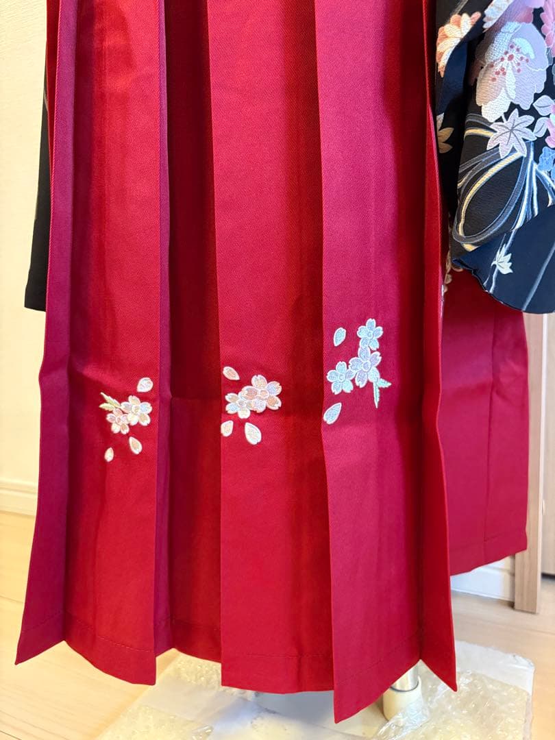 袴 小学生 卒業式 キャサリンコテージ 黒 赤 M2509024