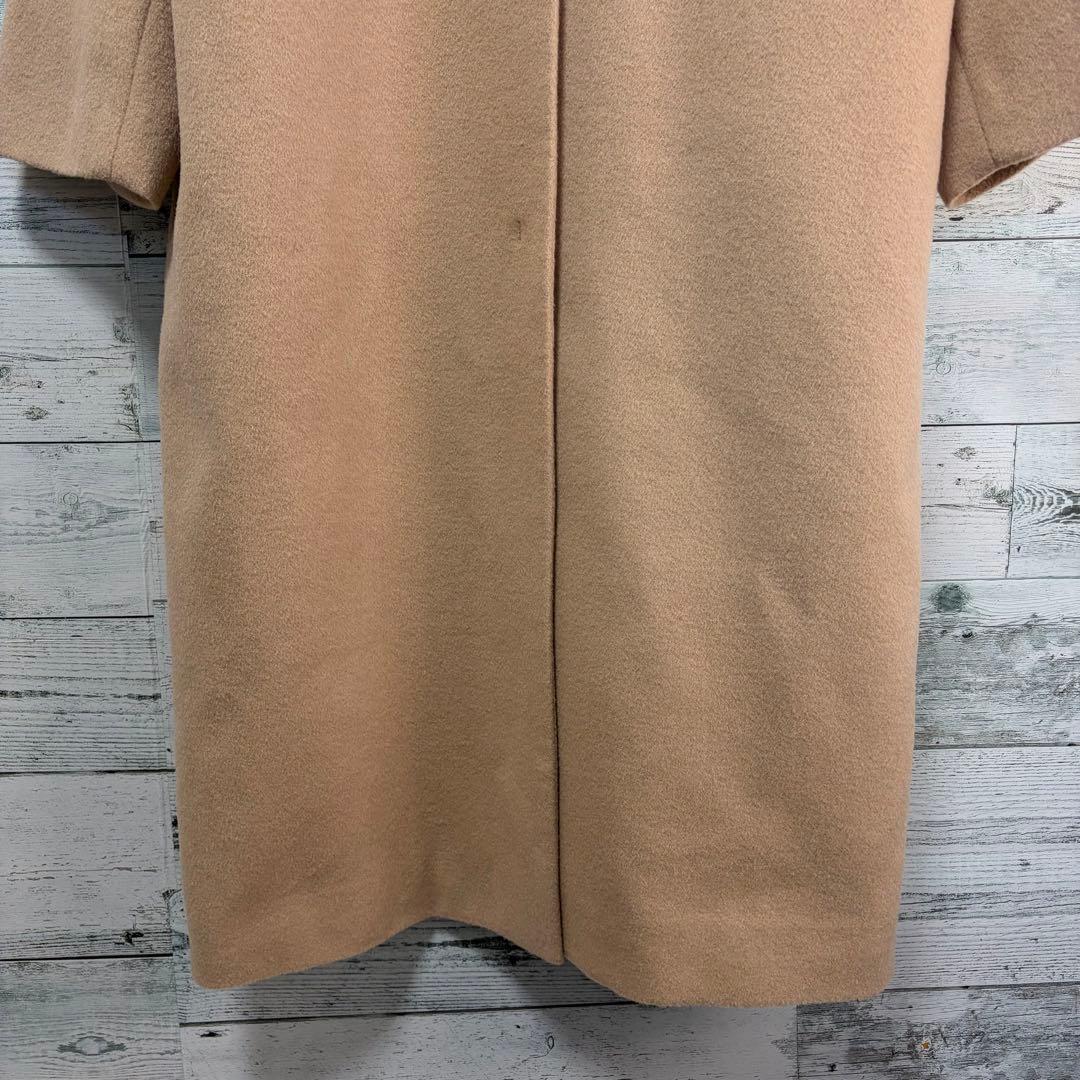 ☆未使用☆ナラカミーチェ　クルーネックコート　Ｉラインシルエット　ベージュ