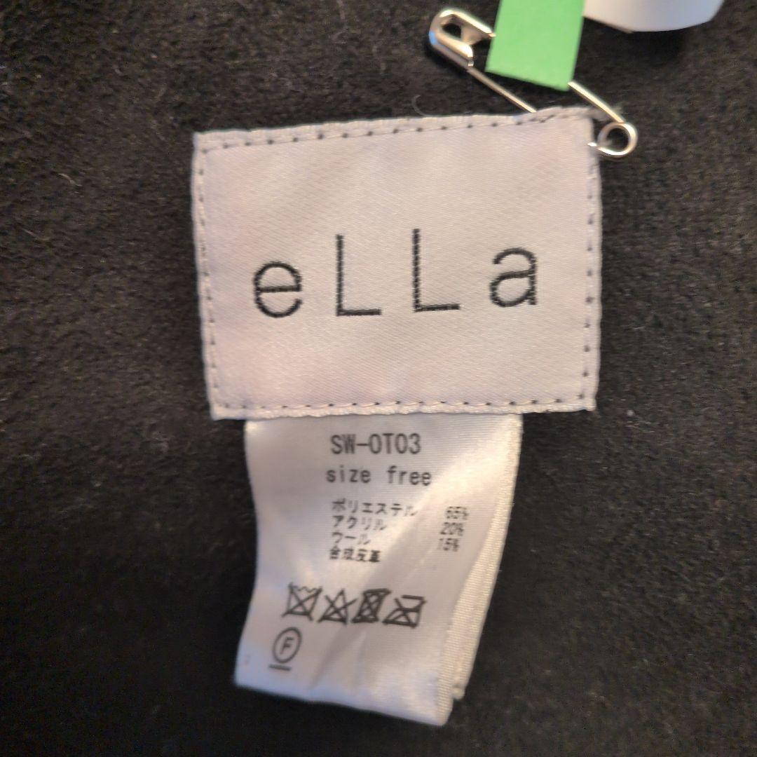 【eLLa】ボアコクーンミドルコート