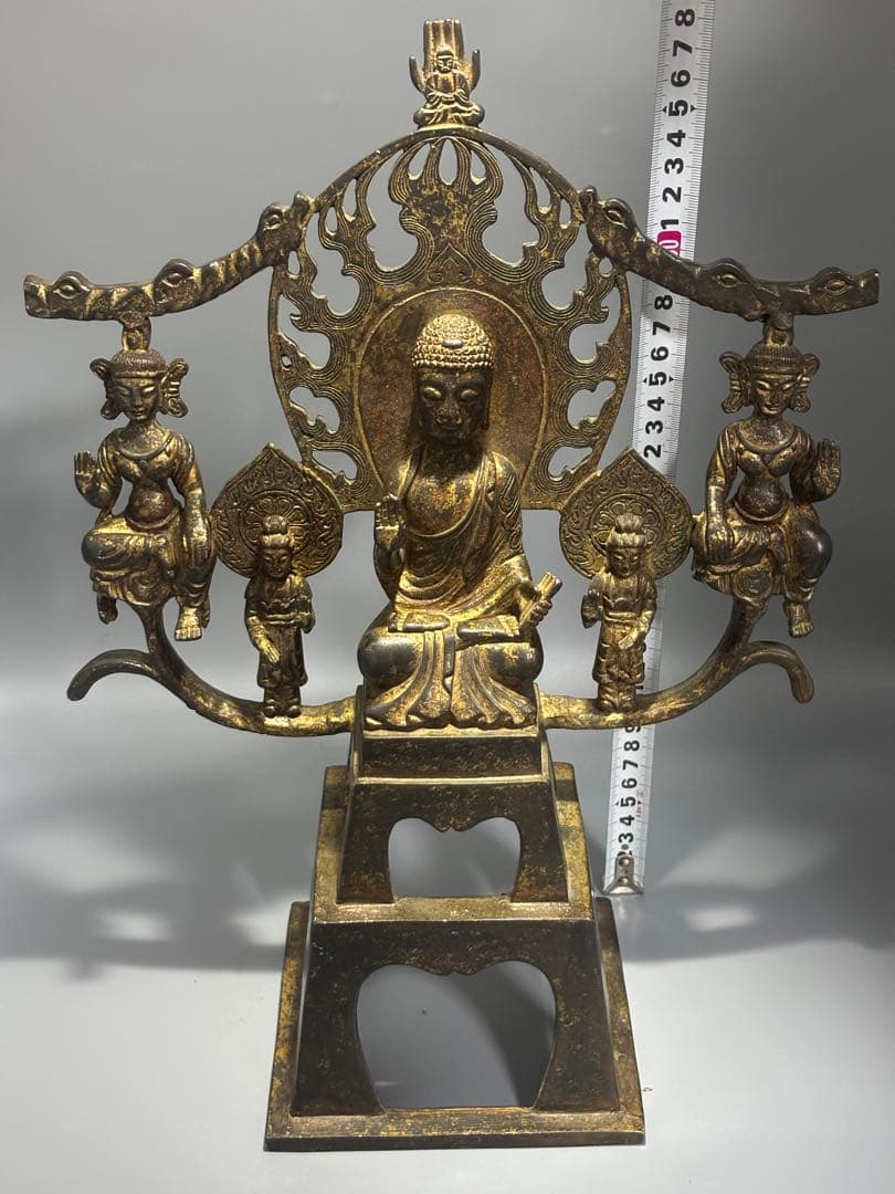 仏教古美術 純銅 文化遺産 文化財仏像伝承　 仏像 伝統的デザイン