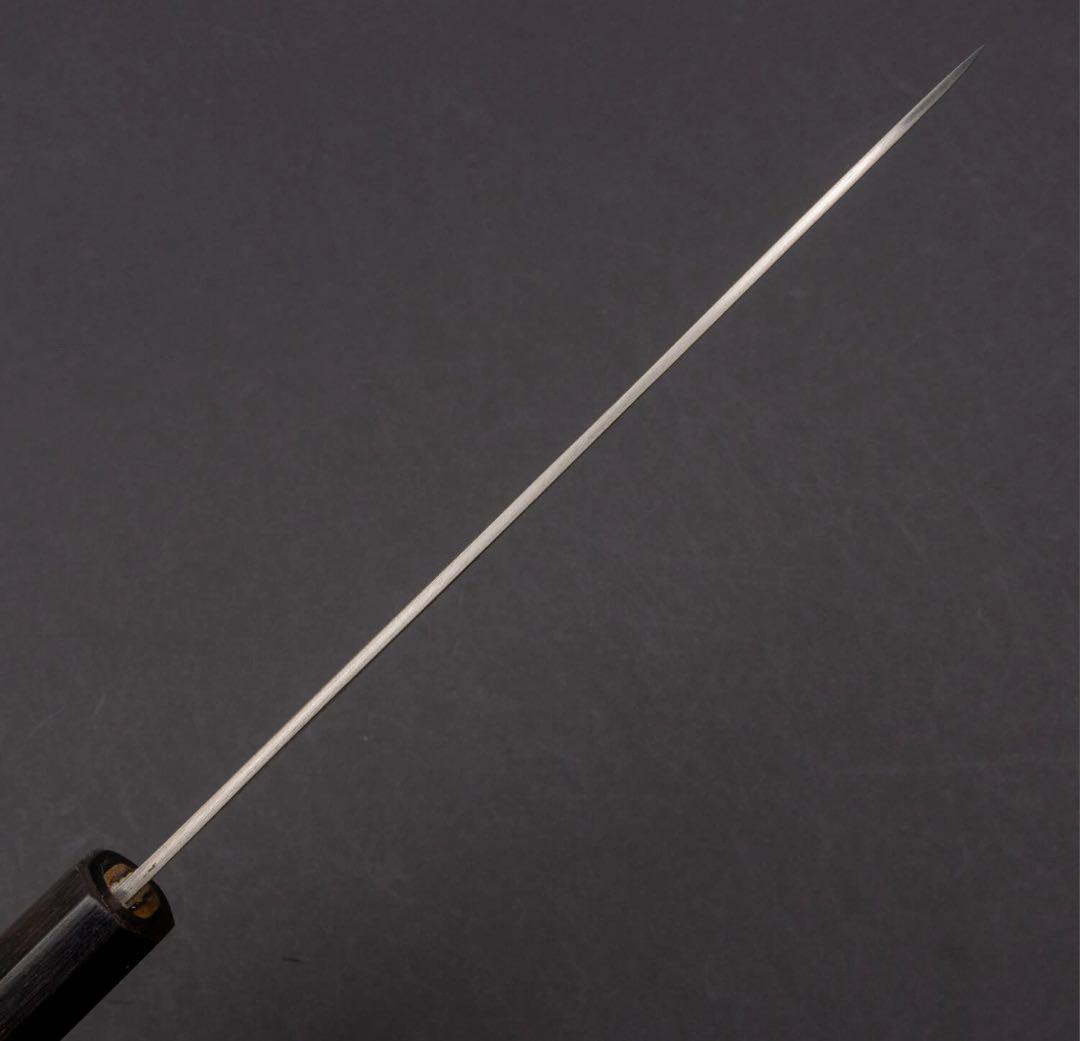 佐治武士　レインボーダマスカス　青ニステンクラッド　三徳180