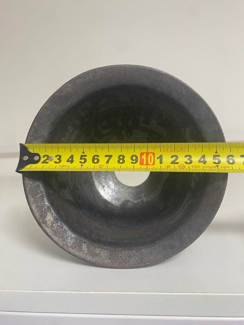 【未使用品】カタチ製作所　Lサイズ リム エイジングブラックMederu pot