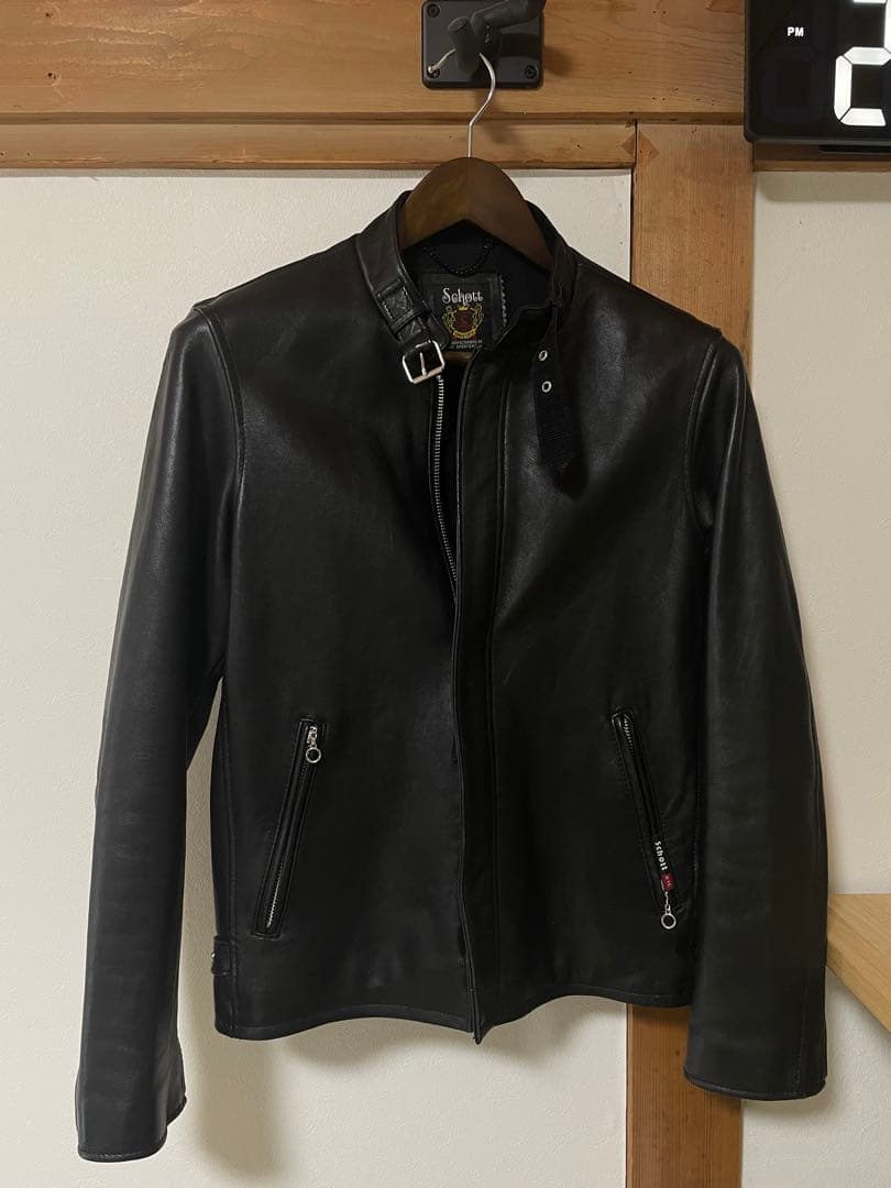 Ferīche 極美品❗️Schott シングルライダース（シープスキン）