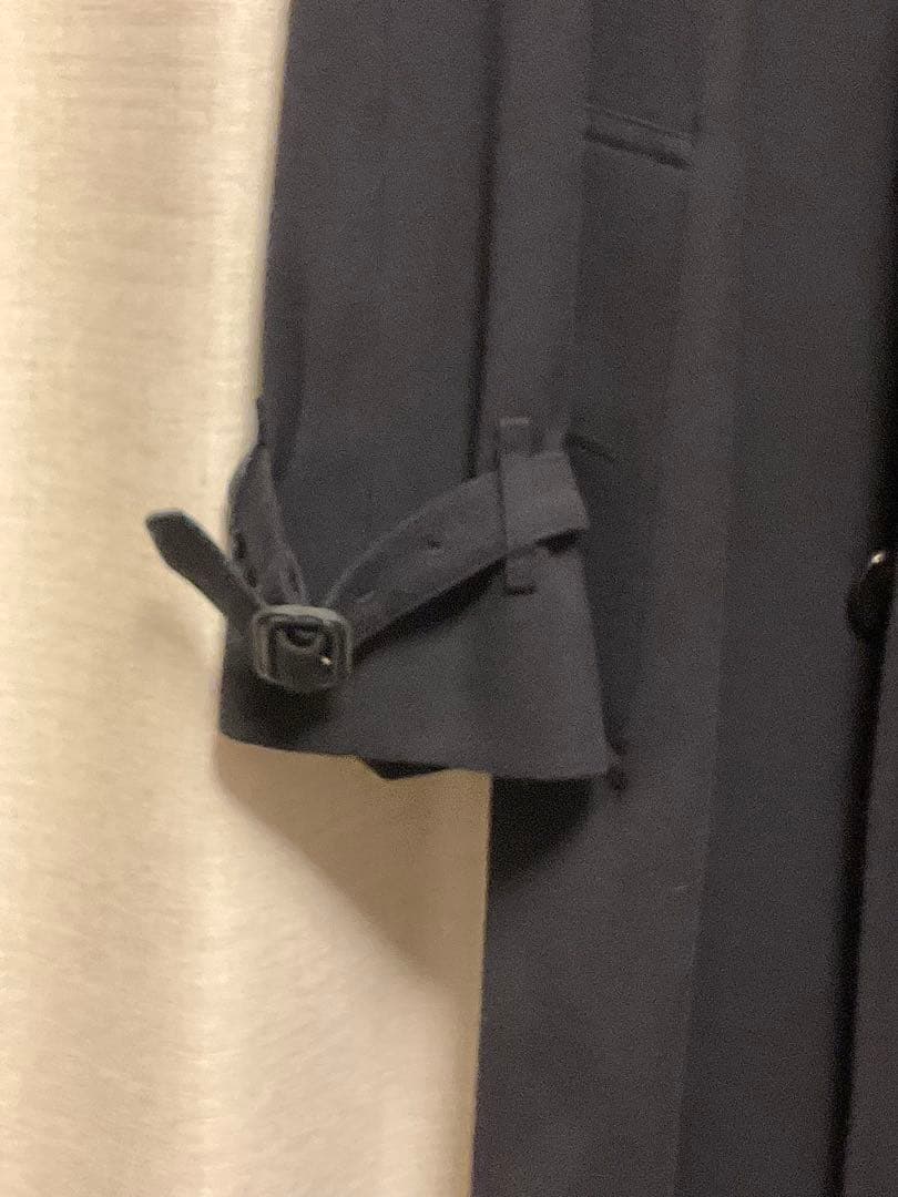 UNITED ARROWS コットン ウール トレンチコート ネイビー 日本製