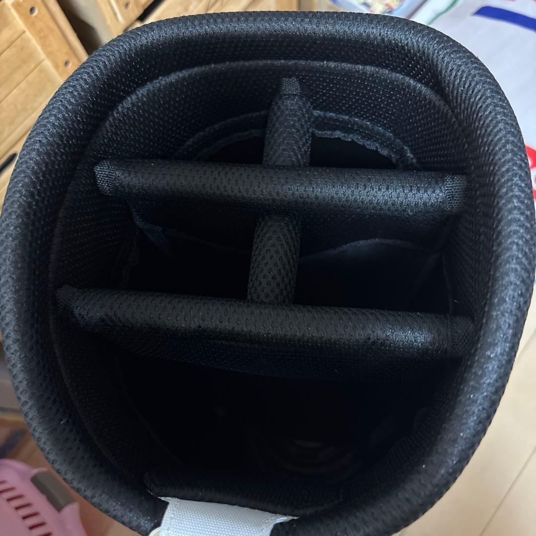 新品美品　本間ゴルフクラブバック　ホワイトブラック9インチCB1253 9