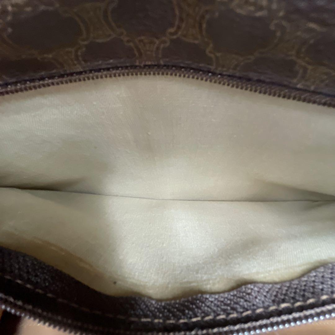 ✨️美品✨️ヴィンテージ セリーヌ マカダム ボストンバッグ ブラウン レザー