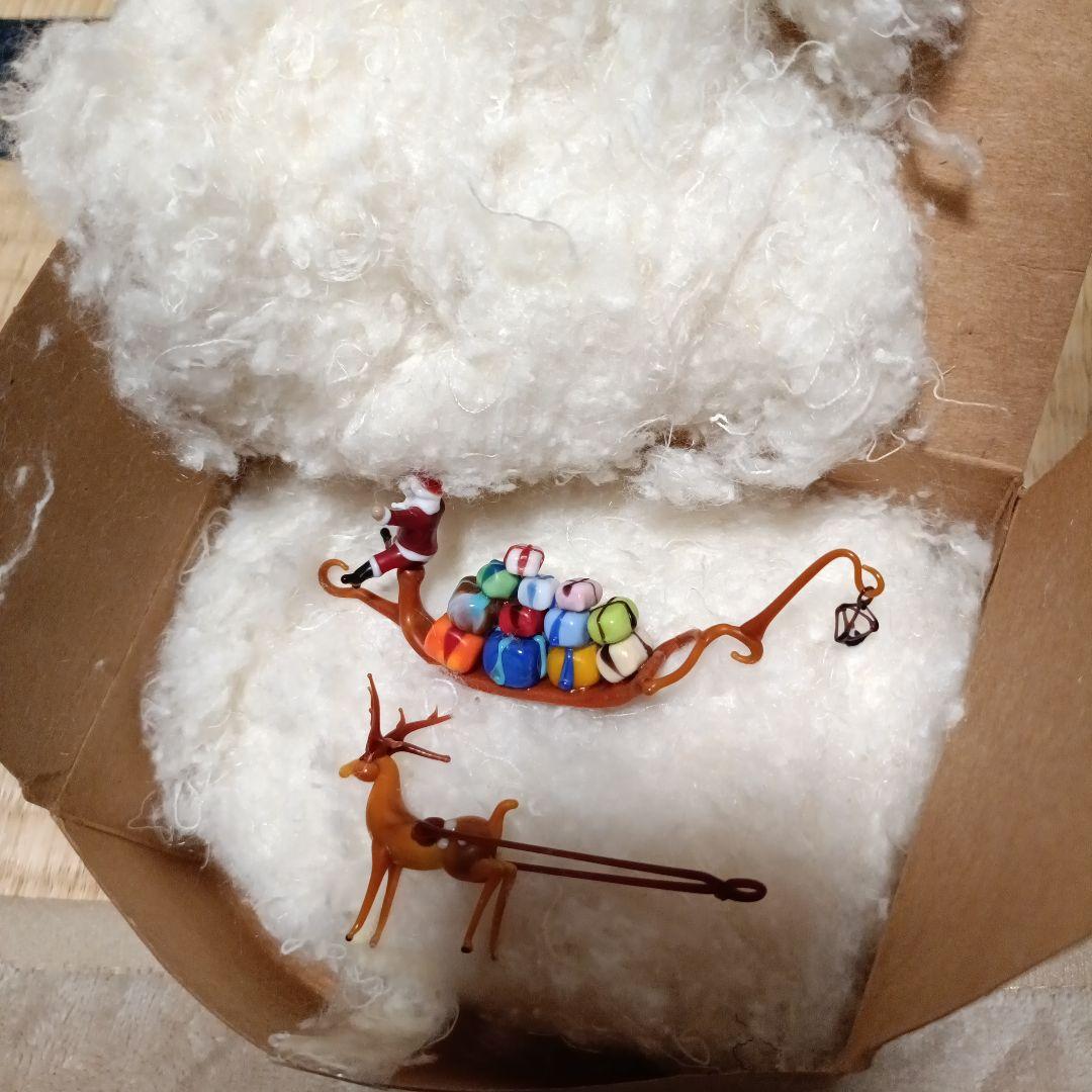 1点物　イタリア ベネチアで購入　サンタクロース ガラス製品