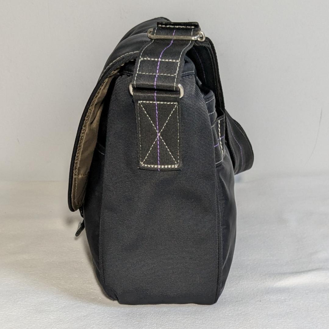 ポールスミス ショルダーバッグ　メッセンジャーバッグ ナイロン ブラック　A4