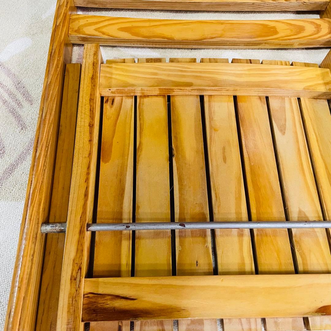 木製 折りたたみチェア 2脚セット