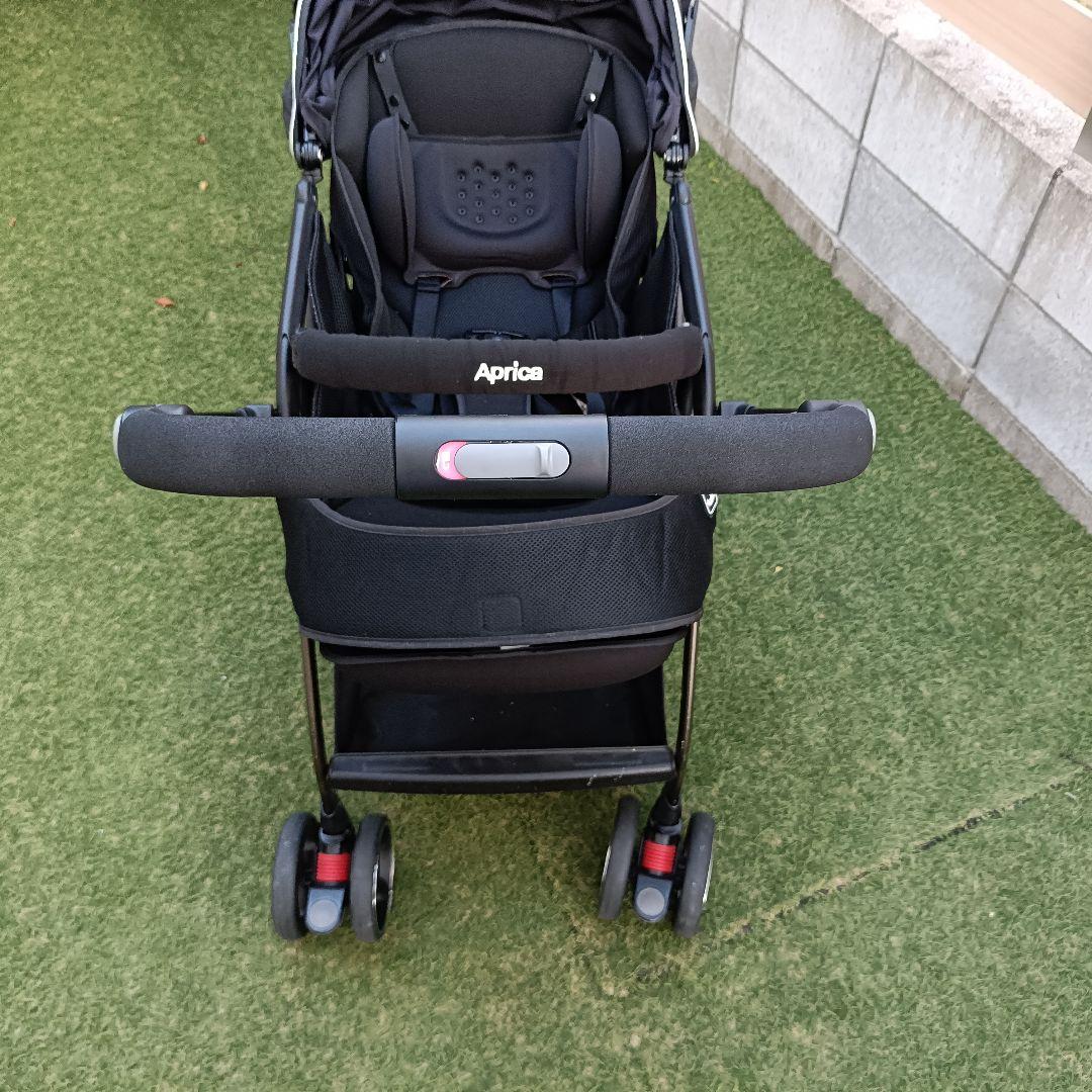 【良品】Aprica　オプティアプレミアム　ベビーカー　エッグショック　AB