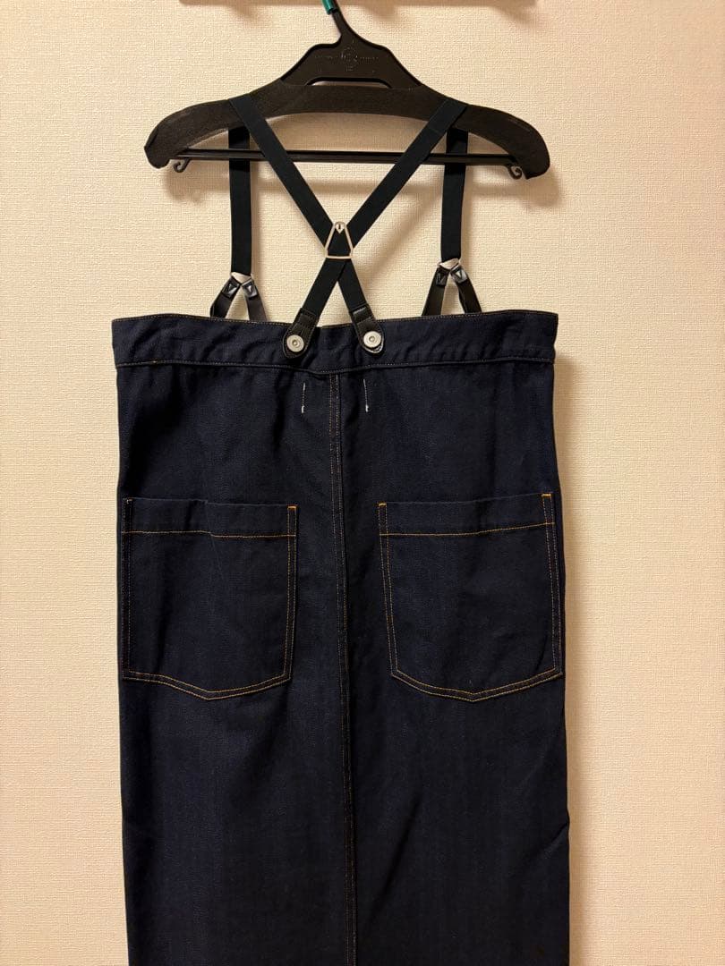 カレンソロジー&RC ダークブルー デニム サスペンダーワンピース