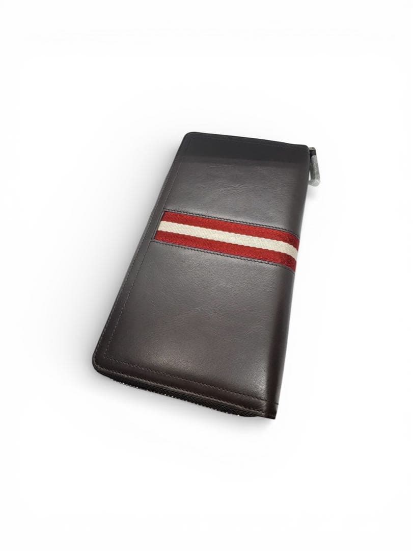 【新品未使用】BALLY バリー長財布　本革 タリロ　バリーストライプ