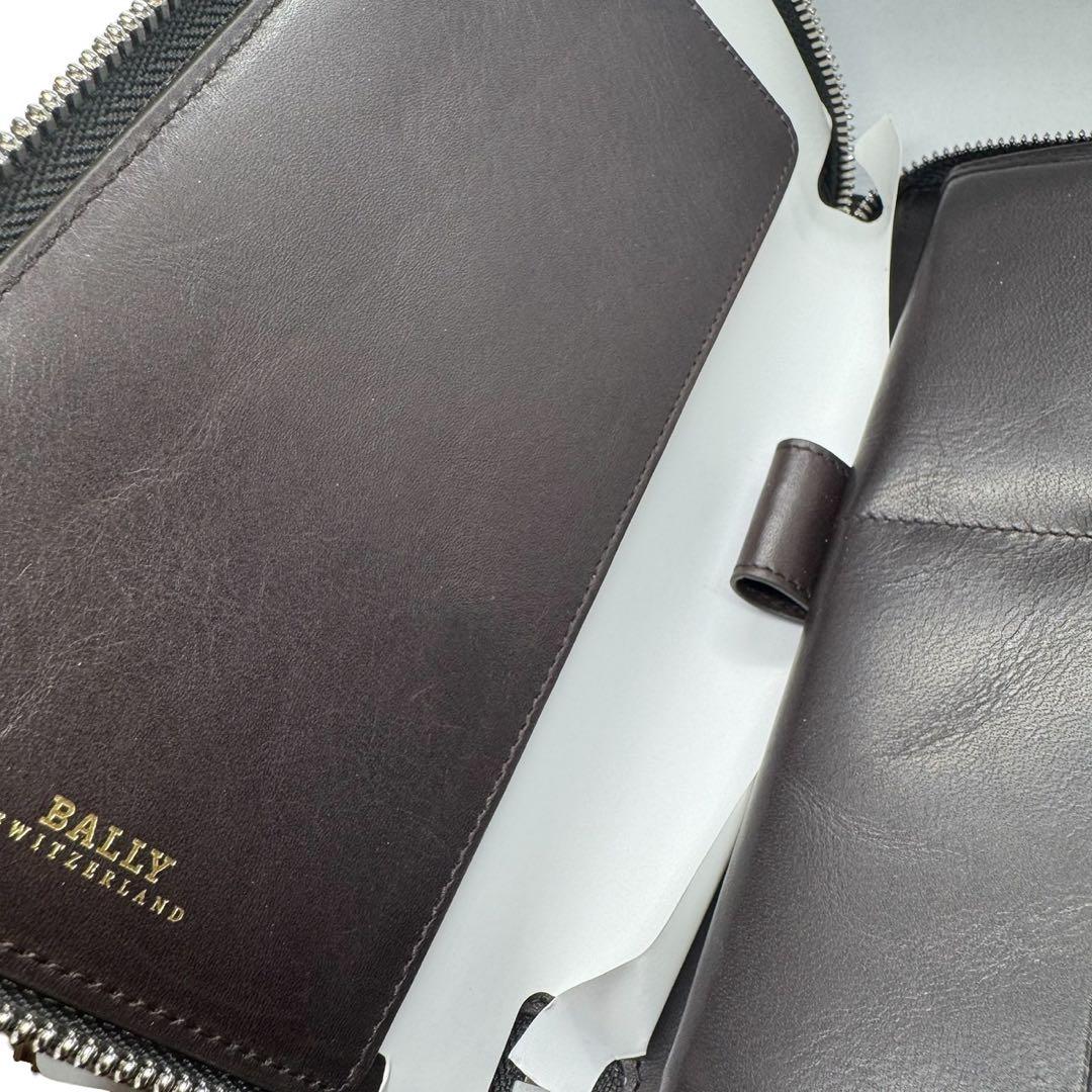 【新品未使用】BALLY バリー長財布　本革 タリロ　バリーストライプ