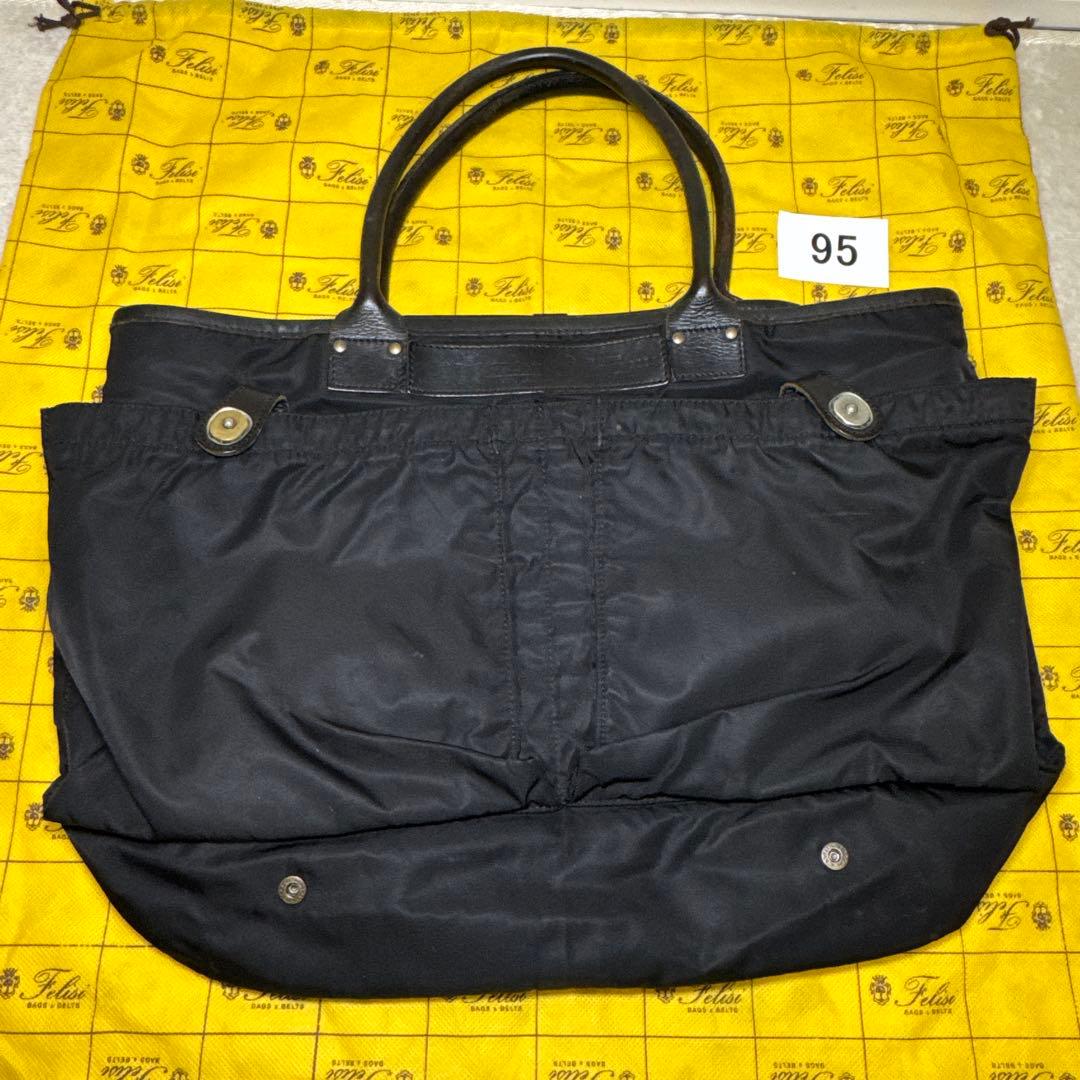 95 フェリージ　トートバッグ　ブラック　9236