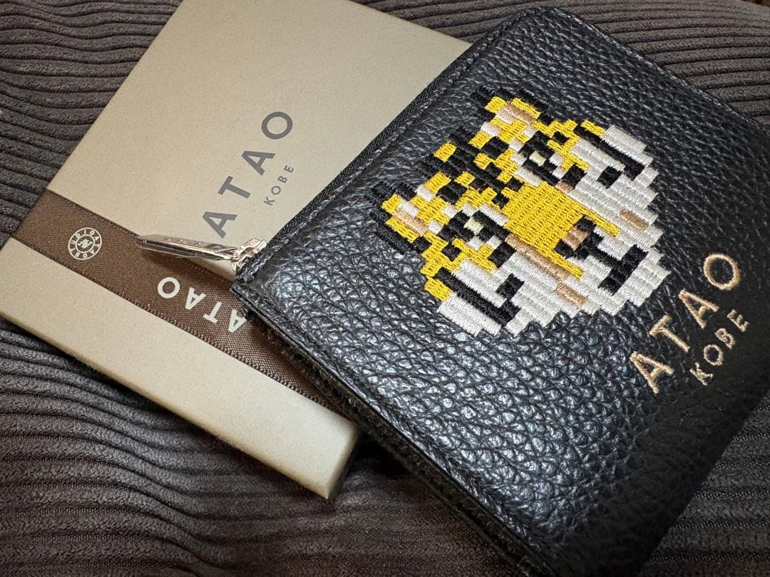ATAO 二つ折り財布 虎の刺繍付き ZOO