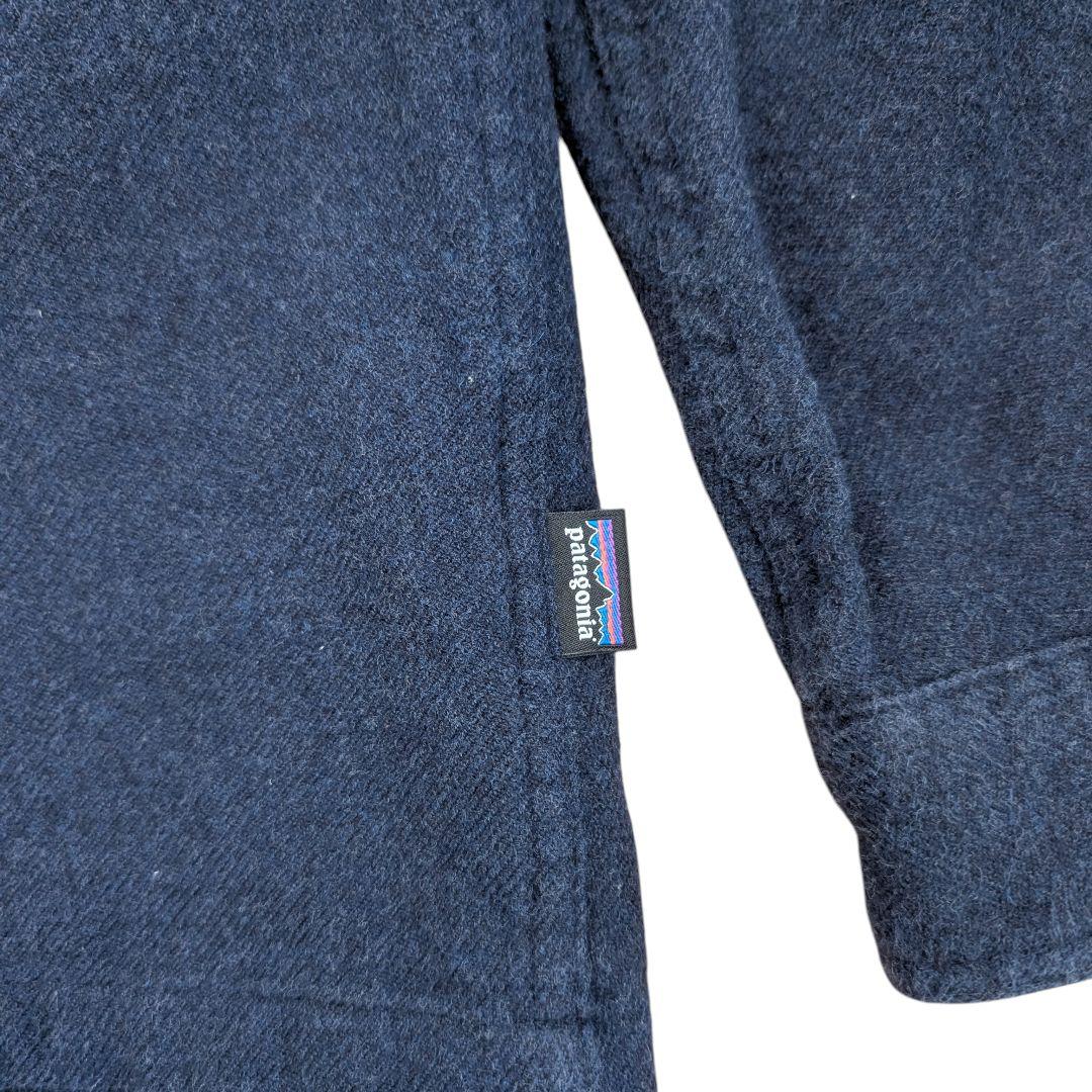 Patagonia パタゴニア フィヨルドフランネルシャツ 紺 長袖シャツ