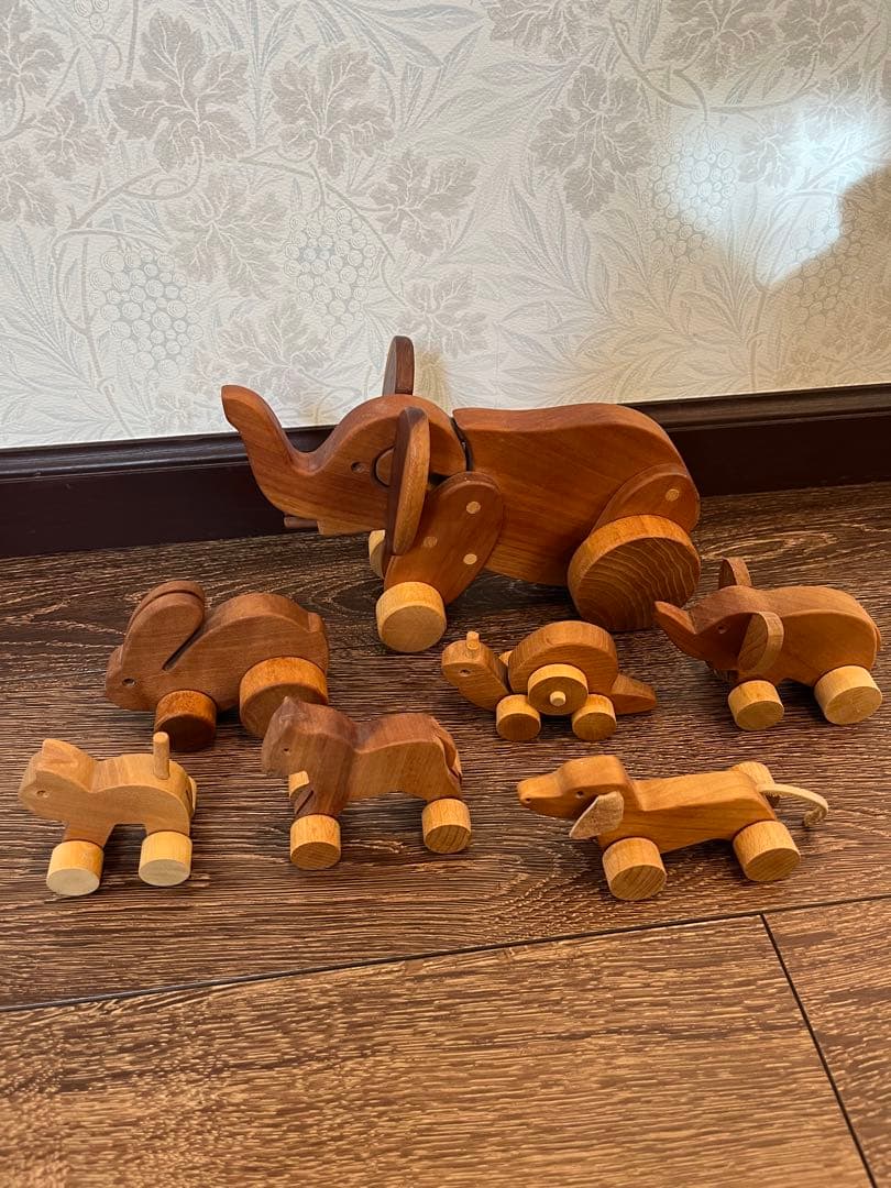 ORSKOV | オルスコフ　動物　置物　木製 北欧 インテリア　7点