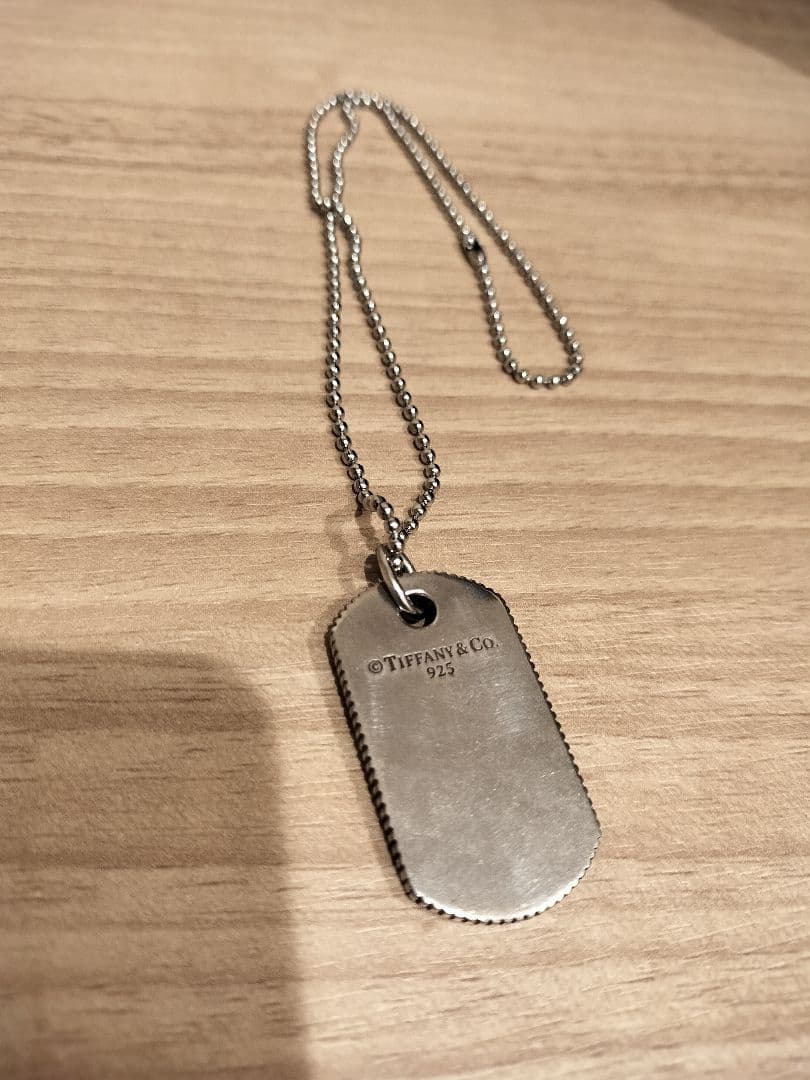 Tiffany & Co. ドッグタグネックレス