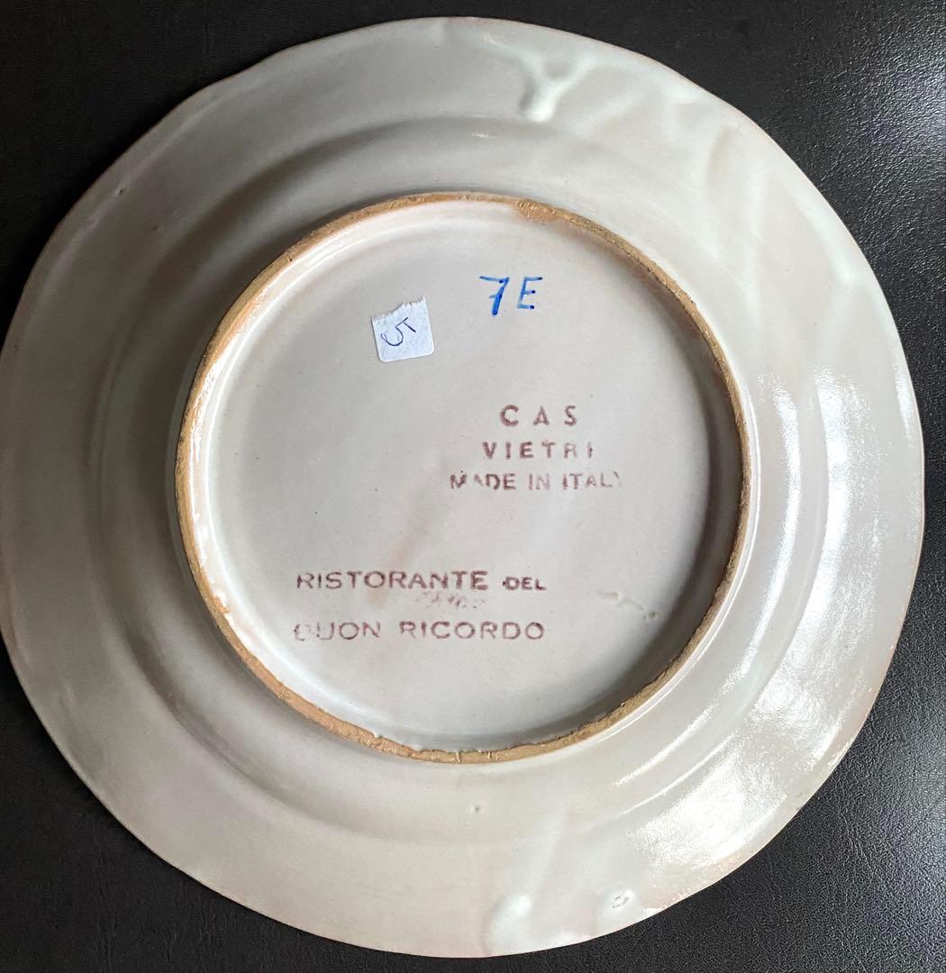 ブオンリコルド　イタリア製絵皿　Gambrinus