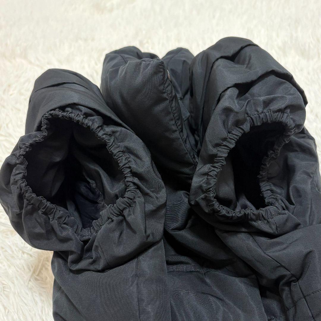 ✨美品✨ L相当 プラダ フレンチスリーブ ダウンベスト 黒 ライダース