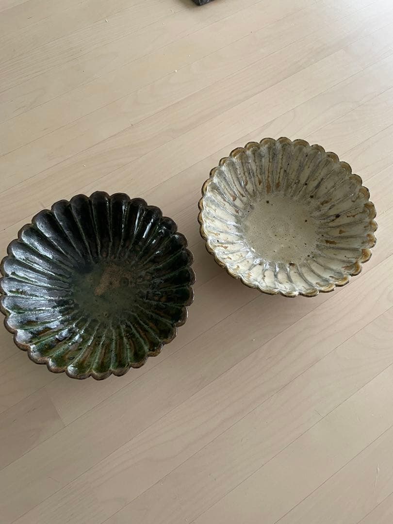 余宮隆　輪花向付　浅鉢　二客セット