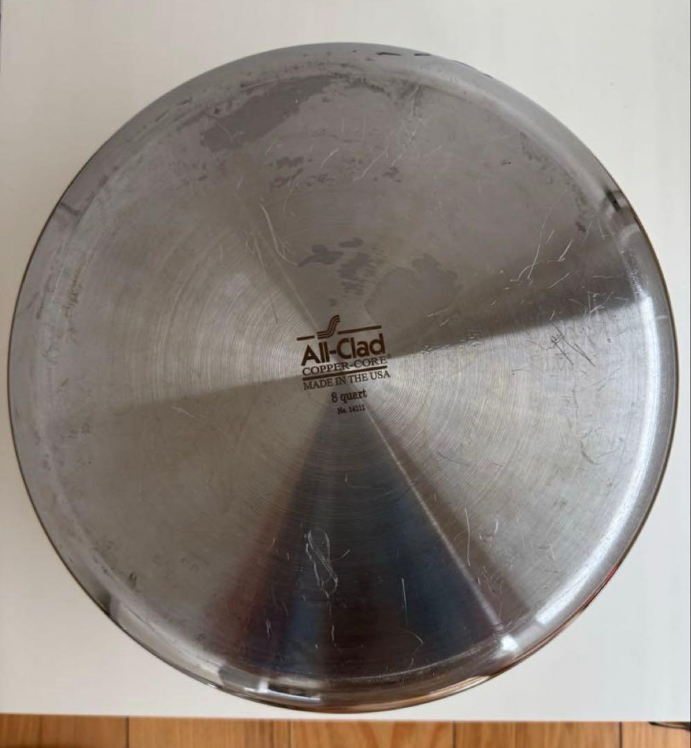 All-Clad Copper Core 8QT両手鍋　蓋付き