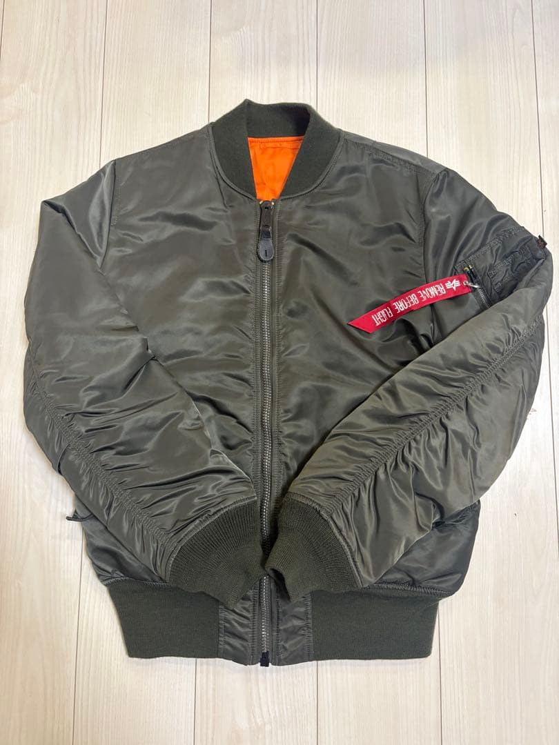 ALPHA MA-1 フライトジャケット ジャパンフィット　Lサイズ