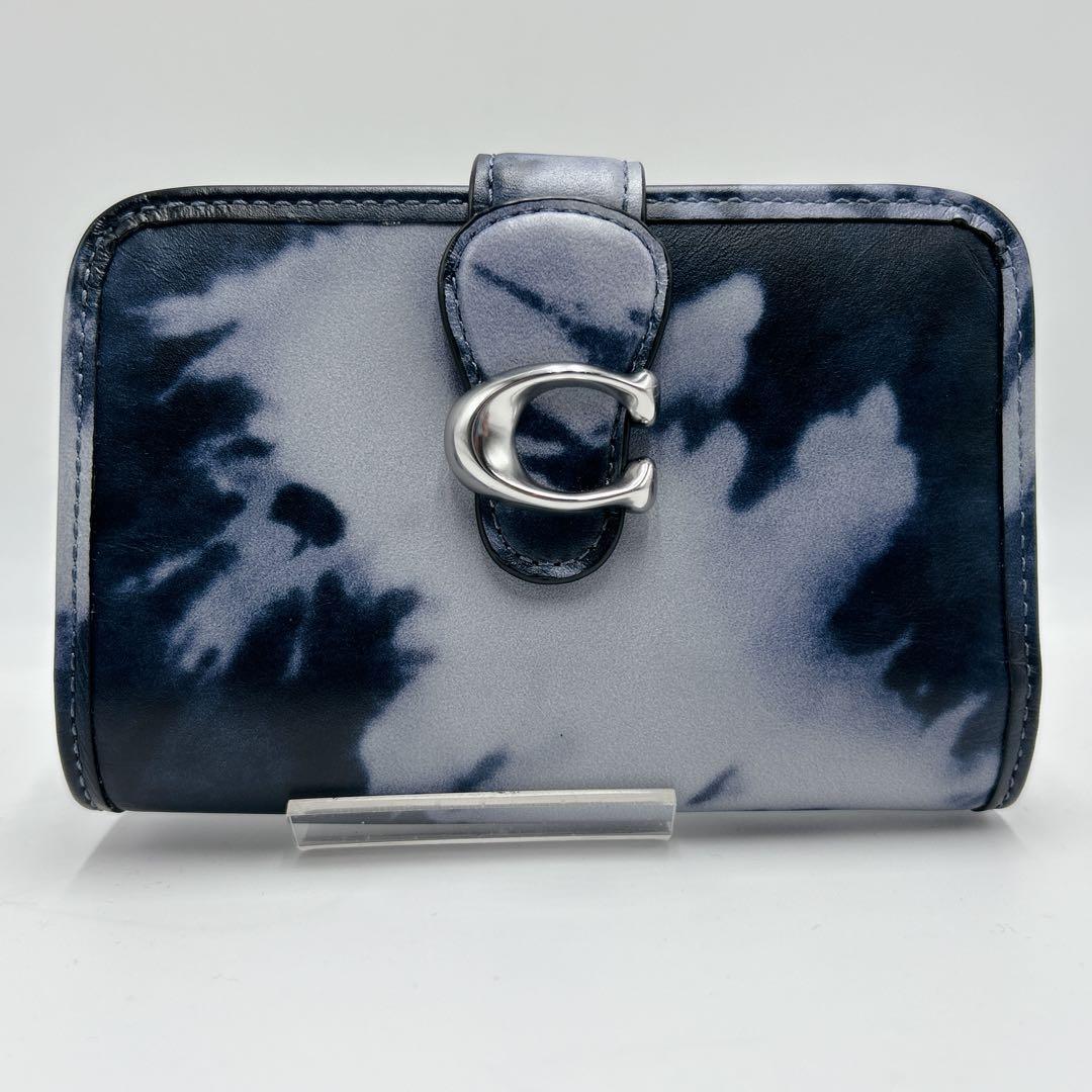 ✨未使用級✨COACH タビーミディアム ウォレット ミッドナイトネイビー