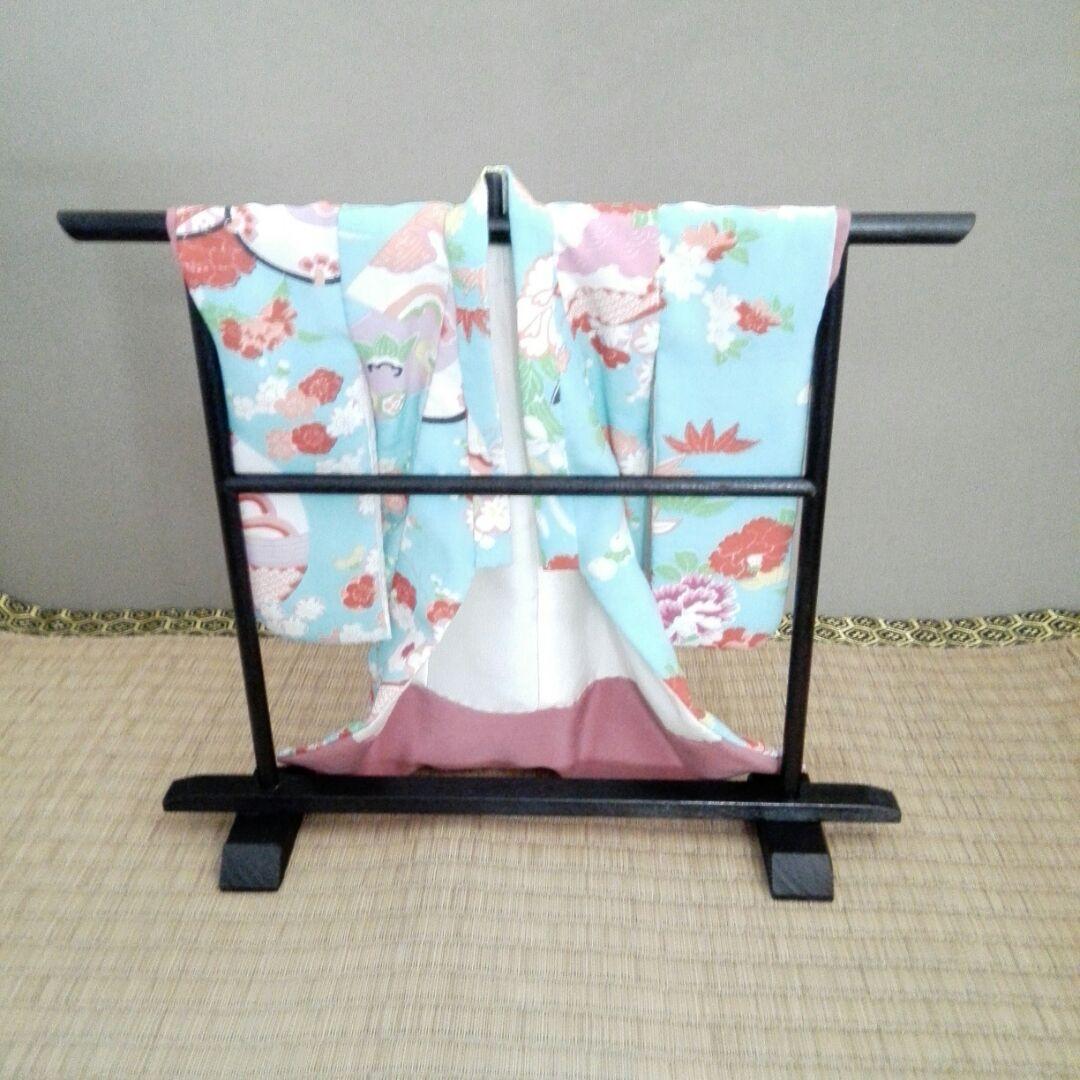ミニ衣桁・衣桁着物セット