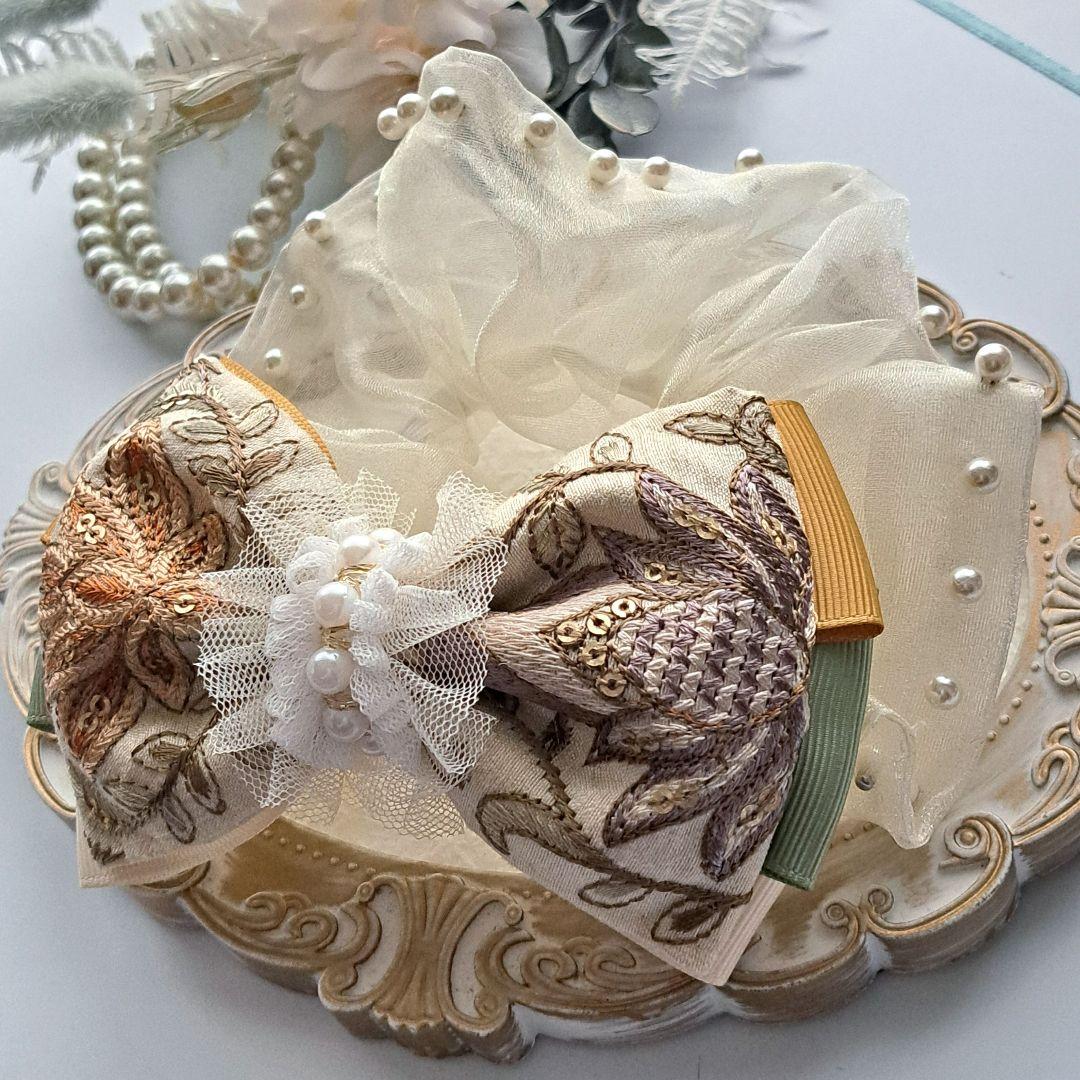 メグえもん様お取引中⭐3042⭐❣️大人可愛い華やかアクセ❣️オリジナル✴