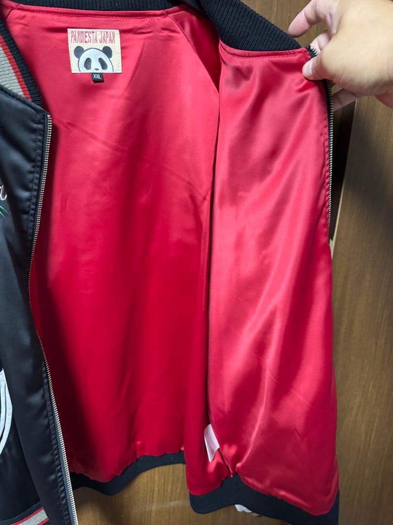 PANDIESTAパンディエスタ/スカジャン和柄 桜 ブラック XXL 美品