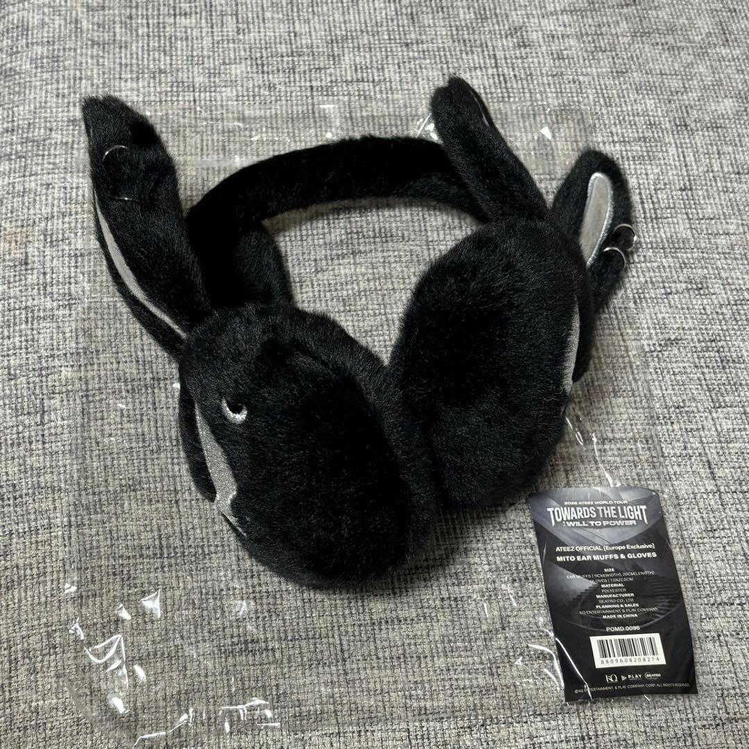 ATEEZ ヨーロッパ 限定 MITO イヤーマフ 耳あて ソンファ ユノ着用