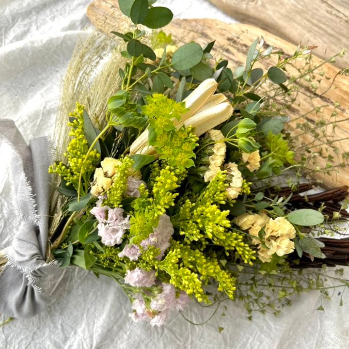 グリーンの癒されスワッグ