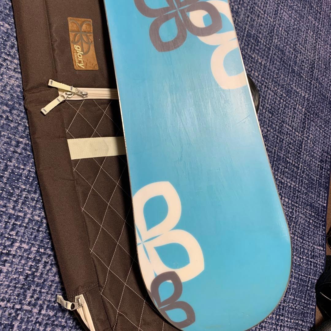Roxy スノーボード バインディング付き　ケース付き 142