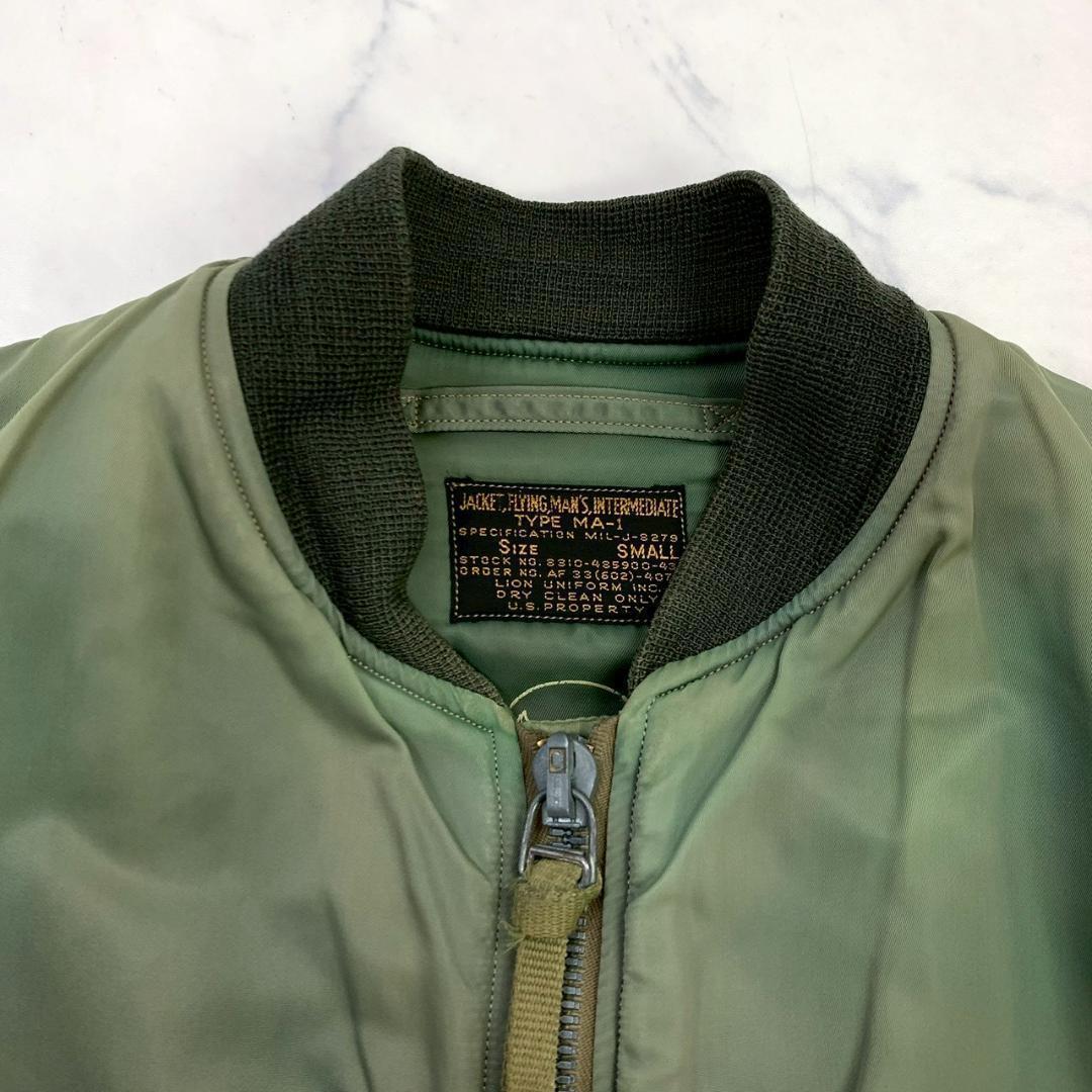 50s 実名復刻★バズリクソンズ MA-1 LION UNIFORM社　D944